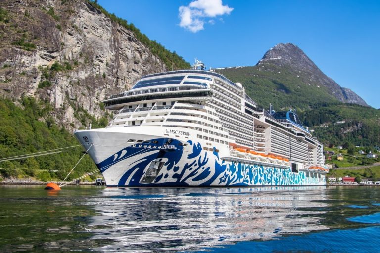 WITH MSC EURIBIA NORWEGIAN FJORDS 20 SEPTEMBER
