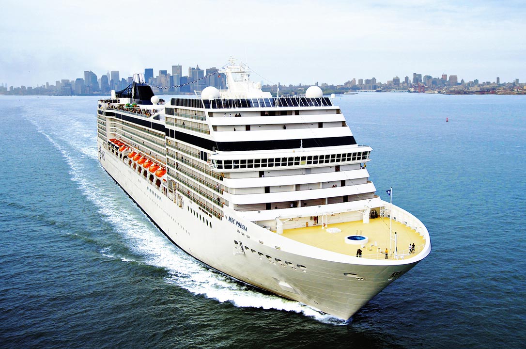 MSC POESIA WITH NORWEGIAN FJORDS 6 JULY